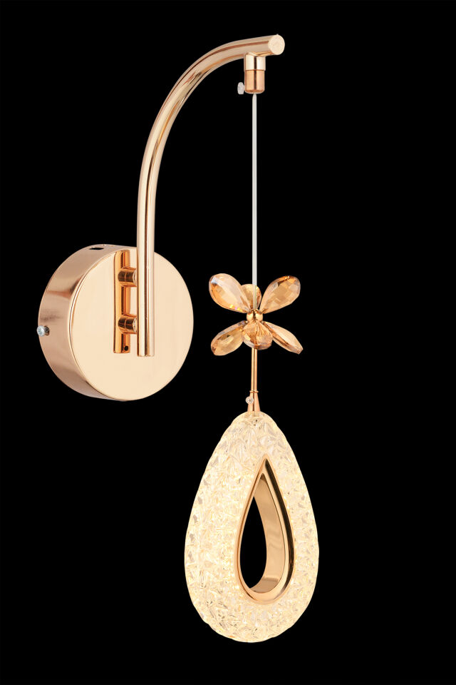 İstanbul Avize Hera Aplik Gold 3 Renk Ledli Modern Led Aplik