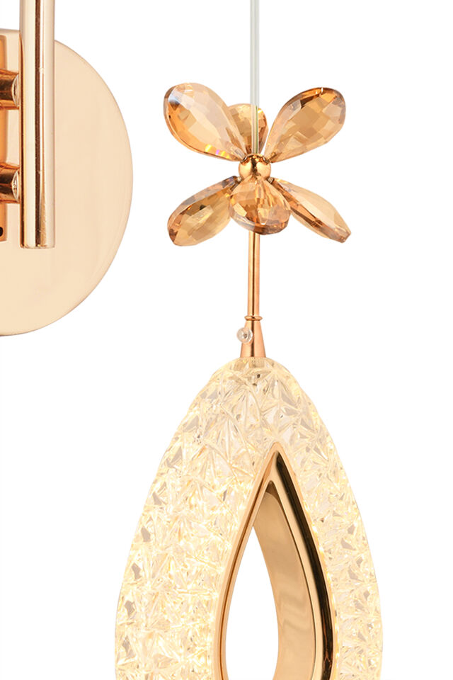 İstanbul Avize Hera Aplik Gold 3 Renk Ledli Modern Led Aplik