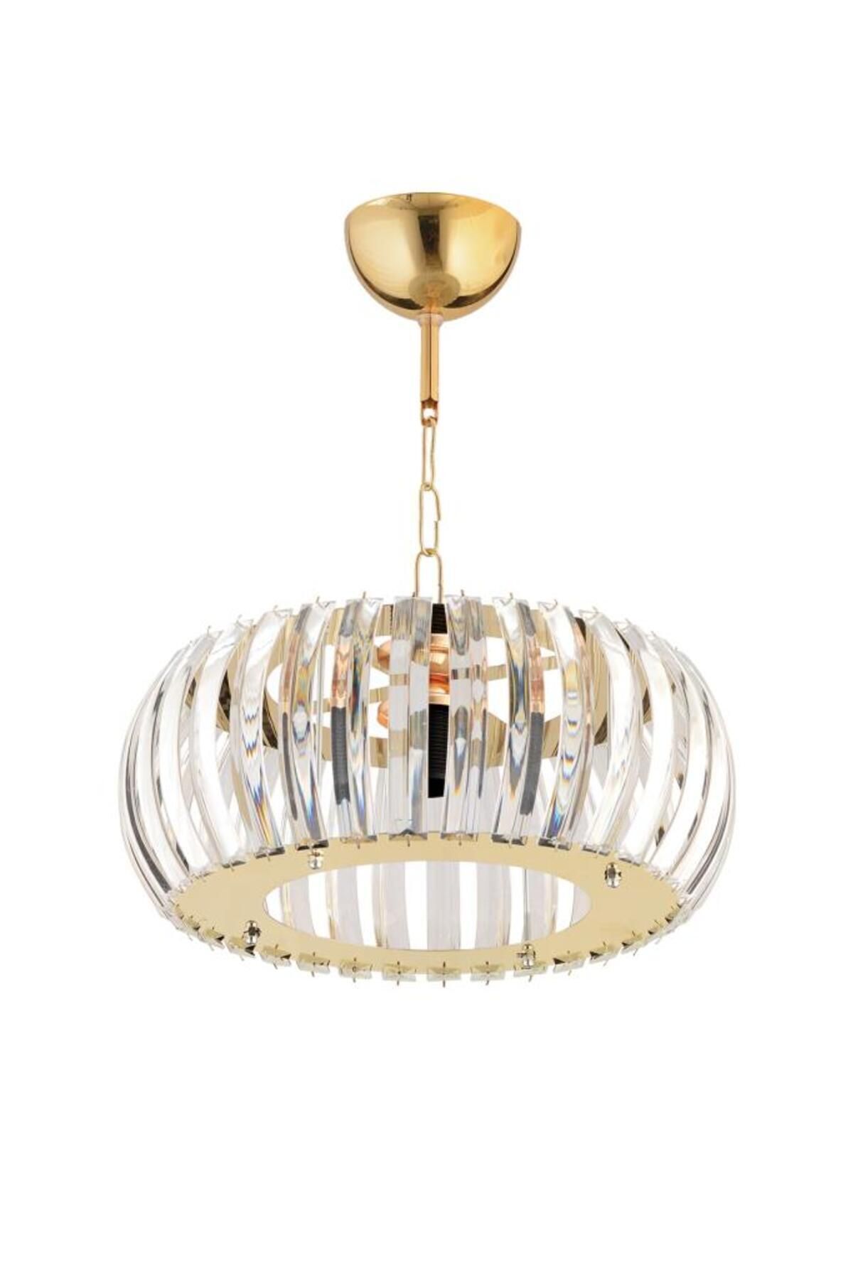 Venüs Gold 22 Cm Kristal Taşlı Avize