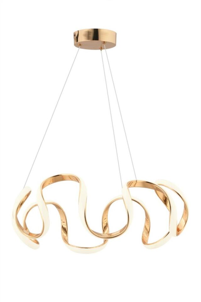 İstanbul Avize Soma Gold Ledli Beyaz Power Led Avize