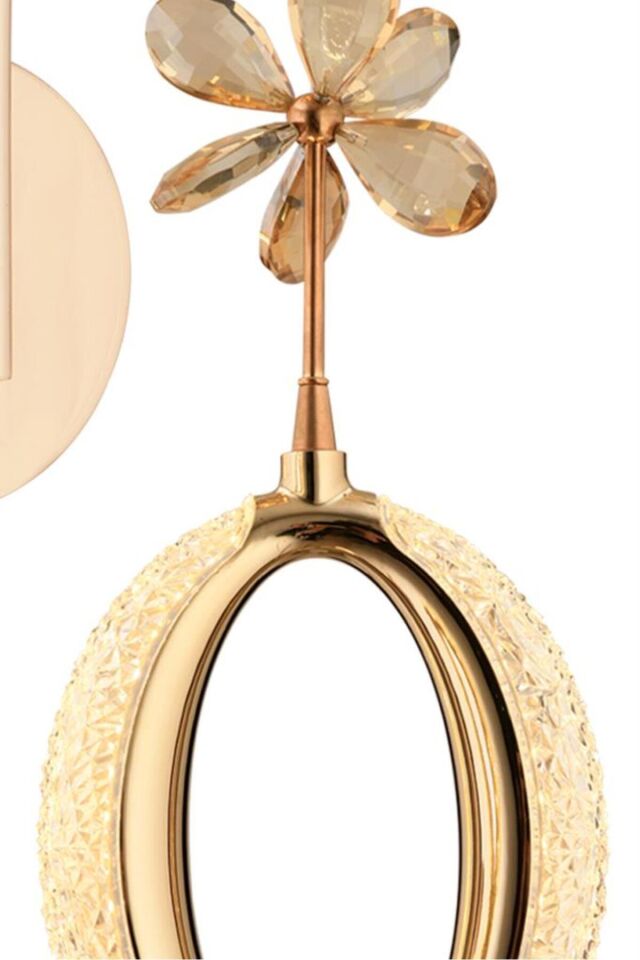 İstanbul Avize Zeus Aplik Gold 3 Renk Ledli Modern Led Aplik